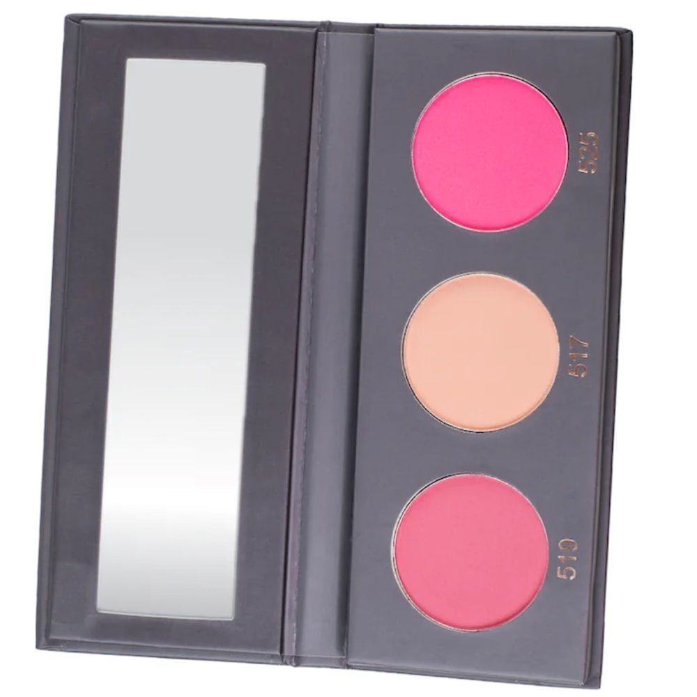 KAB Cosmetics Blush Me Up in Vanilla Bean no fallout blends easily pretty shades